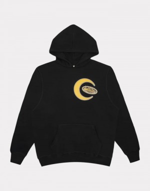 Black Corteiz Crescent Jackets | 5408OYUNG