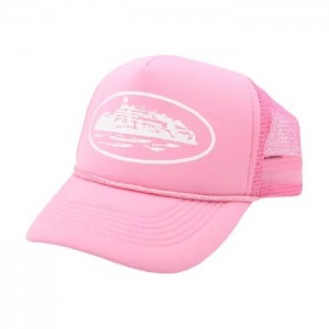 Pink Corteiz Alcatraz Trucker Hats | 4581TEOKG