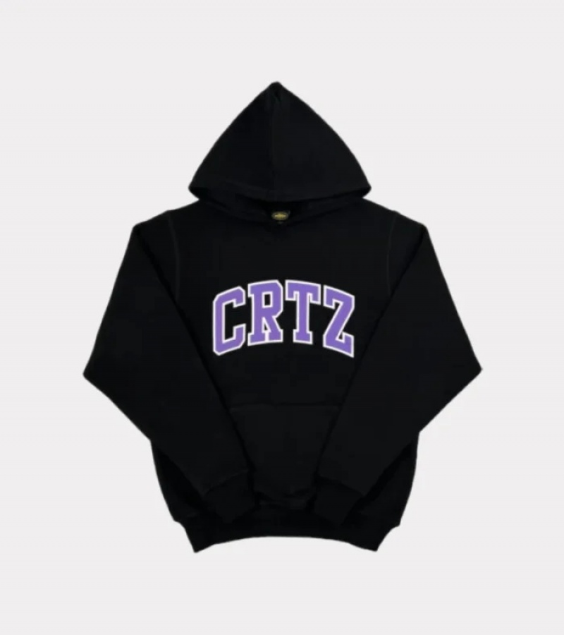 Black Corteiz Crtz Tracksuits | 4235EHVOT