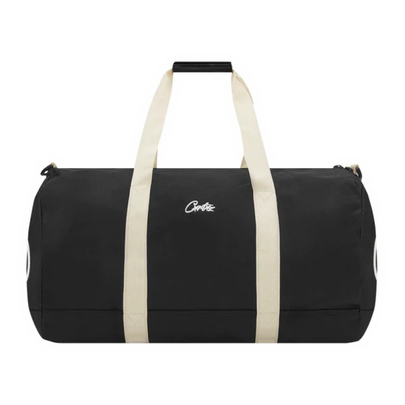 Black Corteiz Hmp Duffle Bags | 5741OKHYA