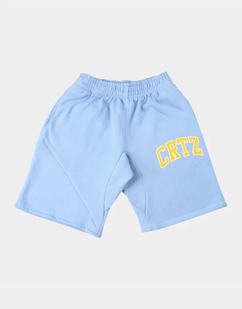 Blue Corteiz Dropout Baby Shorts | 8763UJQCF