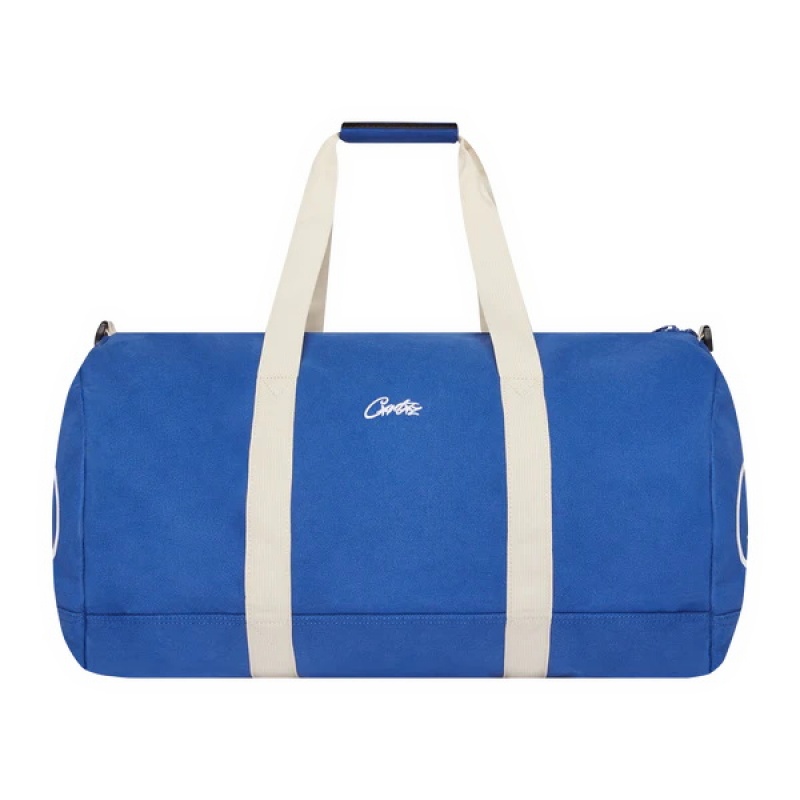 Blue Corteiz Hmp Duffle Bags | 7692AOSFI