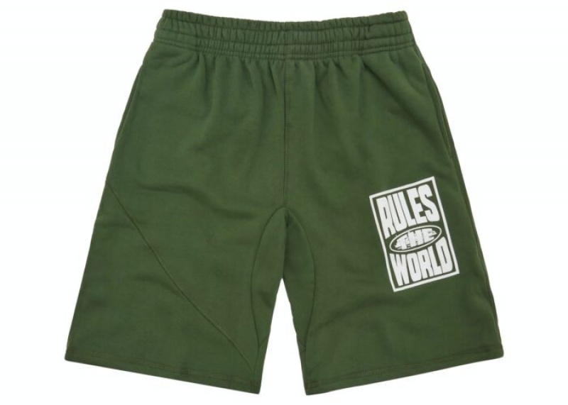 Green Corteiz Rtw Shorts | 0178HGMCS