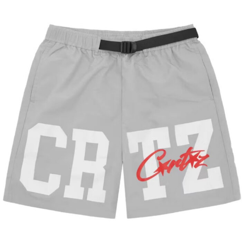 Grey Corteiz Crtz Nylon Shorts | 1208DOQBW